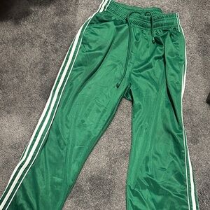 Active Joe Men’s Kelly Green Celtics Y2K Track Pants Size Medium